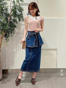 「NOELA（ノエラ）のアイテム」を使った、Noelaさん（レディース・157cm）の夏コーディネート