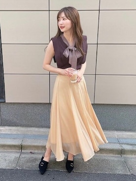 「NOELA（ノエラ）のアイテム」を使った、Noelaさん（レディース・157cm）の夏コーディネート