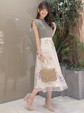 「寒色系」｜Noelaさん（レディース・168cm）の秋コーディネート