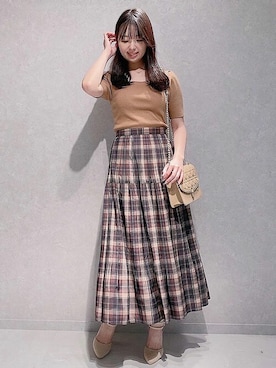 「NOELA（ノエラ）のアイテム」を使った、Noelaさん（レディース・162cm）の秋コーディネート