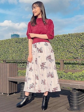 「NOELA（ノエラ）のアイテム」を使った、Noelaさん（レディース・165cm）の秋コーディネート