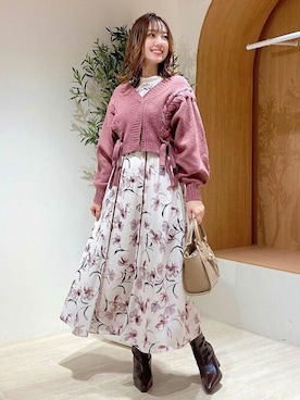 「NOELA（ノエラ）のアイテム」を使った、Noelaさん（レディース・160cm）の秋コーディネート