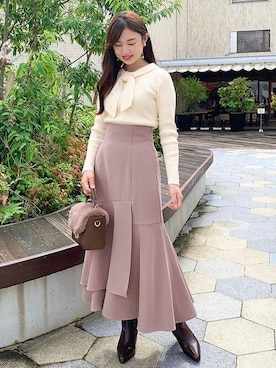 「NOELA（ノエラ）のアイテム」を使った、Noelaさん（レディース・153cm）の秋コーディネート