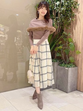 「NOELA（ノエラ）のアイテム」を使った、Noelaさん（レディース・168cm）の秋コーディネート