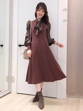 「NOELA（ノエラ）のアイテム」を使った、Noelaさん（レディース・168cm）の秋コーディネート