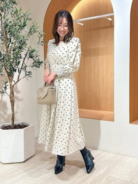 「noela」｜Noelaさん（レディース・160cm）の冬コーディネート