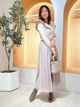 Noelaさん（レディース・160cm）の冬コーディネート