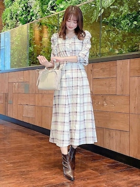 「NOELA（ノエラ）のアイテム」を使った、Noelaさん（レディース・157cm）の冬コーディネート