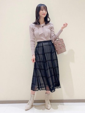 「NOELA（ノエラ）のアイテム」を使った、Noelaさん（レディース・165cm）の冬コーディネート