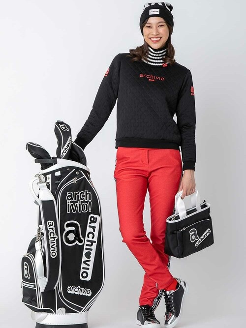 archivio パンツ 「LADIES」アルチビオゴルフウェア ロゴテープパンツ