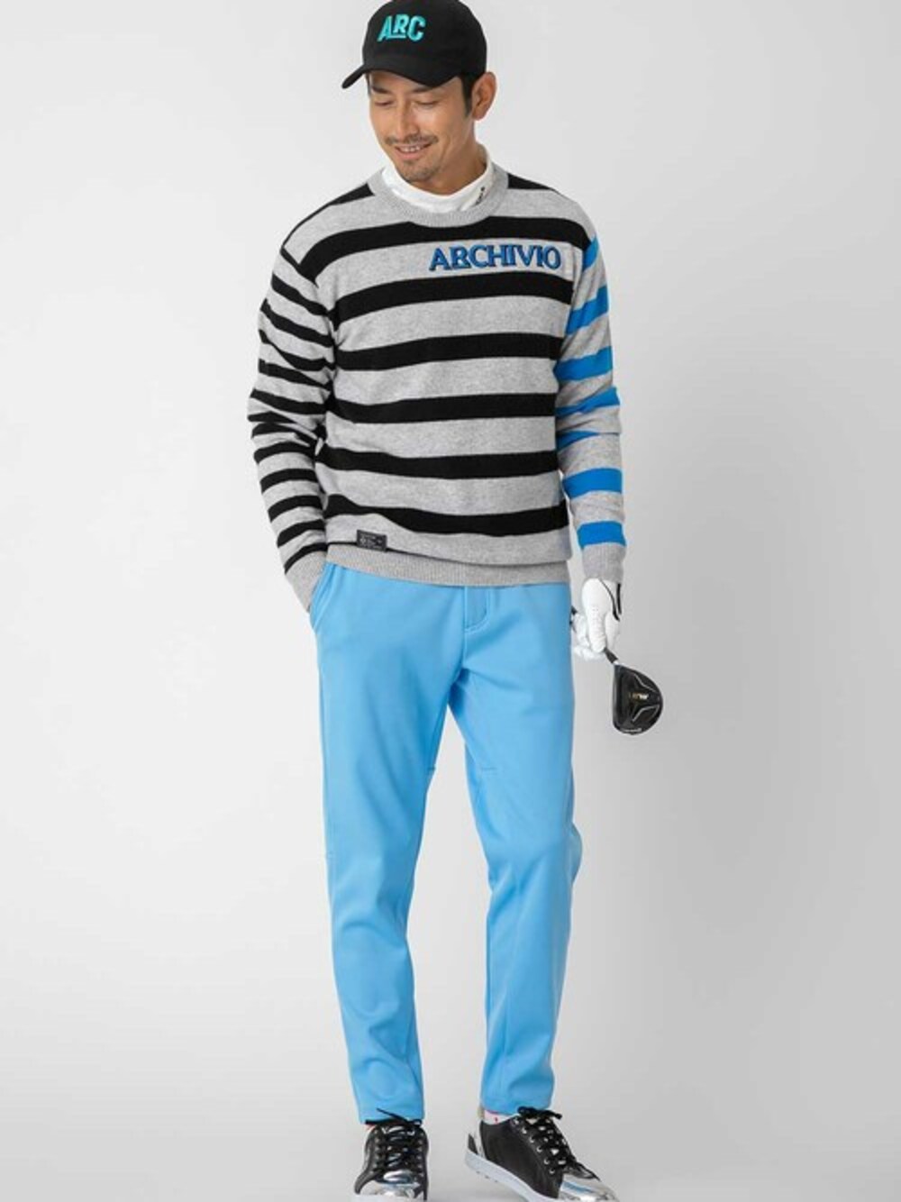 archivio カシミヤ100% セーター 36 ゴルフウェア アルチビオ archivio（アルチビオ）の「<MENS>アルチビオゴルフウェア