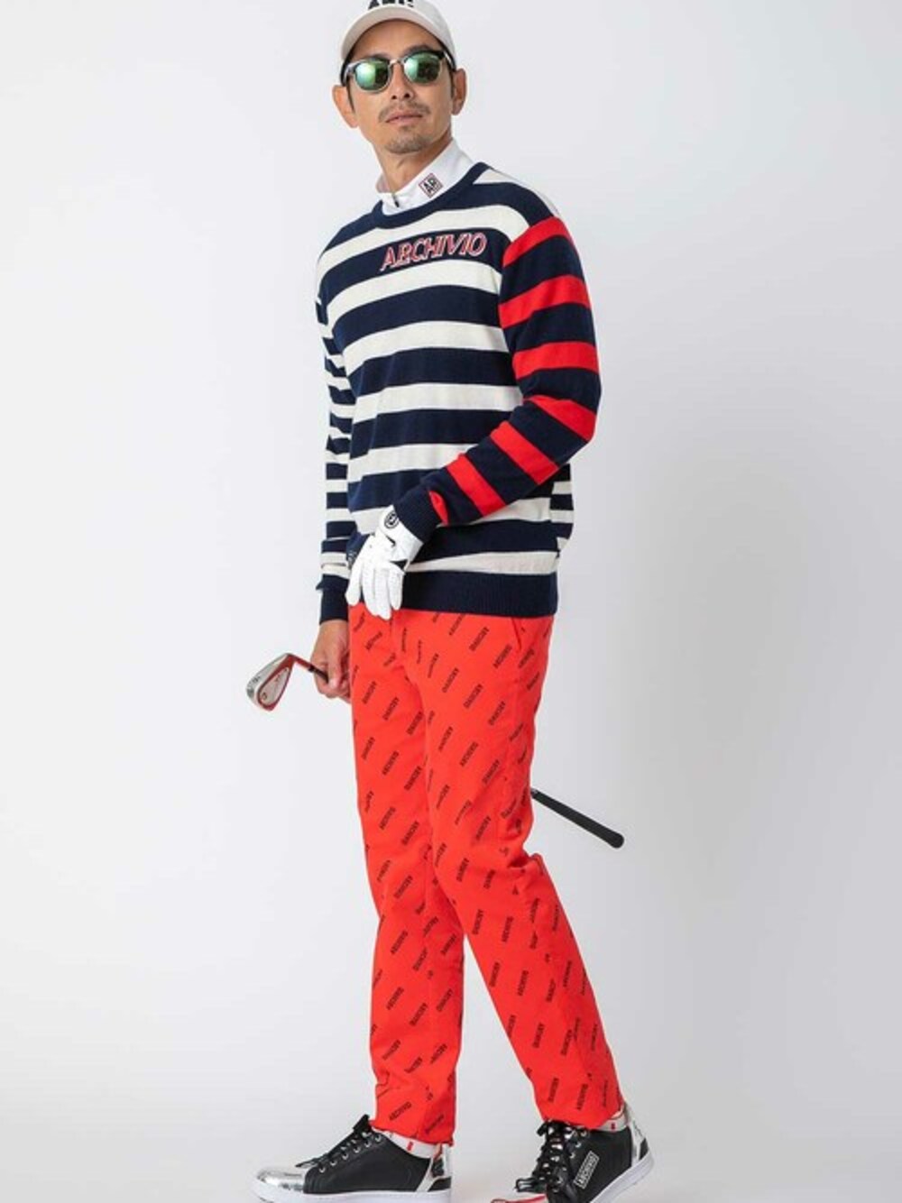 archivio カシミヤ100% セーター 36 ゴルフウェア アルチビオ archivio（アルチビオ）の「<MENS>アルチビオゴルフウェア