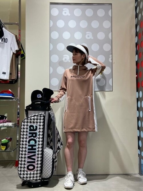 ARCHIVIO アクティブウェア ワンピース ブラウン ARCHIVIO アクティブウェア ワンピース ブラウン