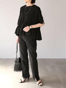 ANDJさん（レディース・165cm）の春コーディネート