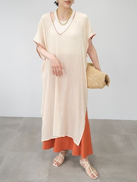 ANDJさん（レディース・165cm）の夏コーディネート