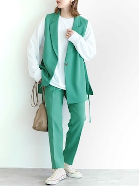 recastaffさん（レディース・165cm）の冬コーディネート