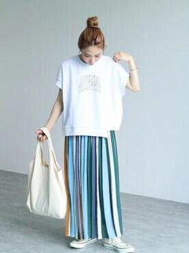 recastaffさん（レディース・158cm）の夏コーディネート