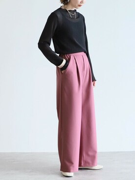 「reca（レカ）のアイテム（その他トップス）」を使った、recastaffさん（レディース・165cm）の夏コーディネート