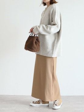 recastaffさん（レディース・165cm）の冬コーディネート