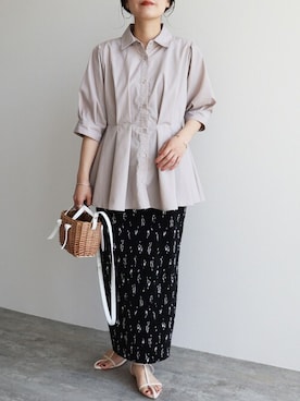 recastaffさん（レディース・158cm）の春コーディネート