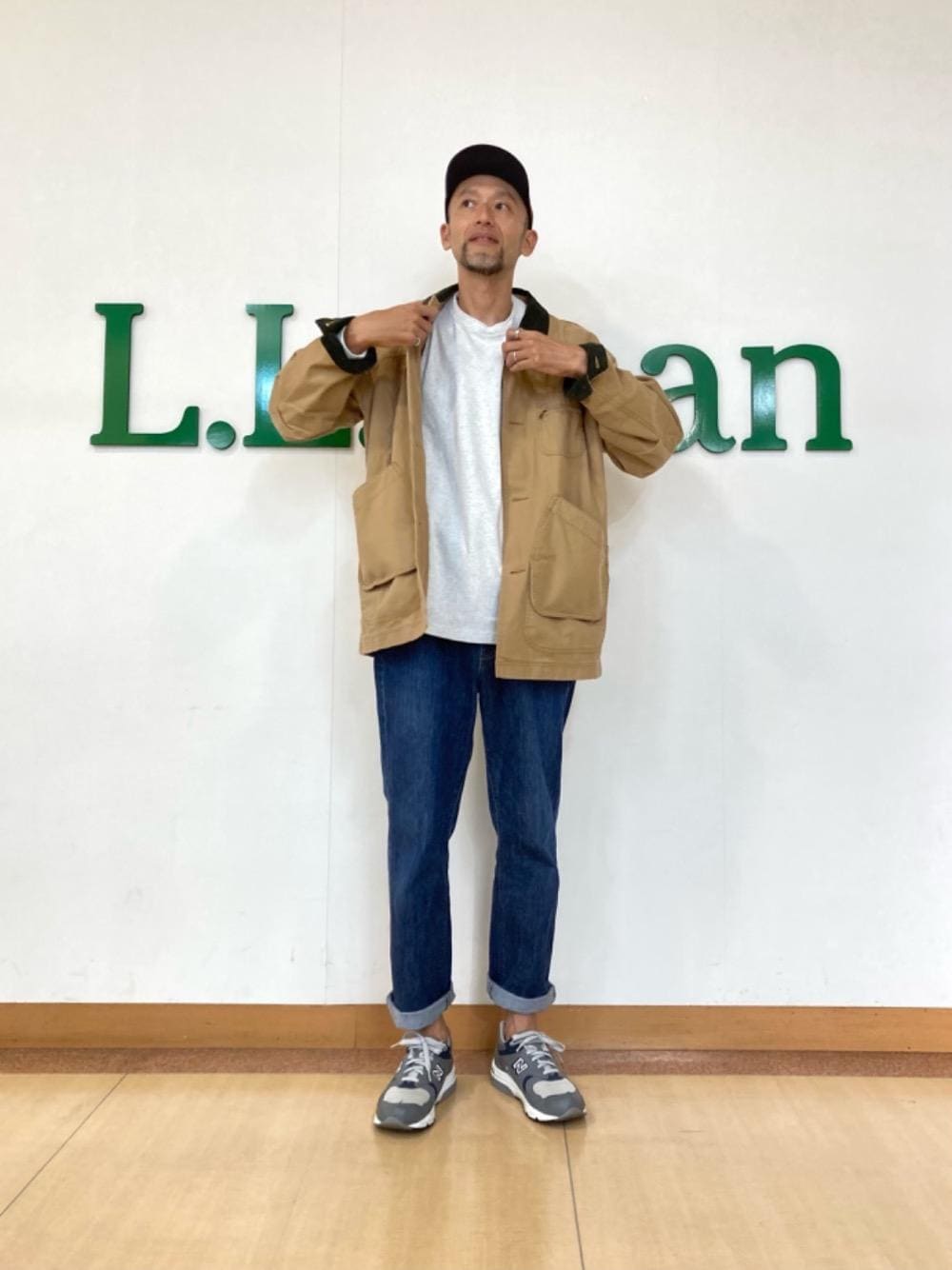 L.L.Beanのカバーオール（ブラウン系）を使った人気ファッション