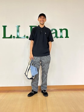 「BeanOutsider」｜「アイテム（バッグ）」を使った、hinoshirouさん（メンズ・186cm）の夏コーディネート