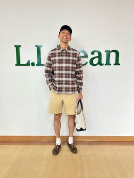 「アイテム（トートバッグ）」を使った、hinoshirouさん（メンズ・186cm）の秋コーディネート