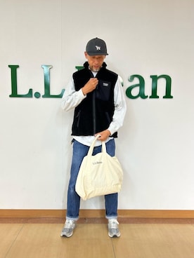 「アイテム（ベスト）」を使った、hinoshirouさん（メンズ・186cm）の秋コーディネート