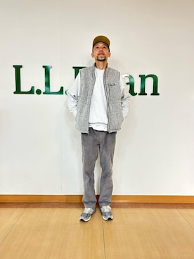 「アイテム（スウェット）」を使った、hinoshirouさん（メンズ・186cm）の冬コーディネート