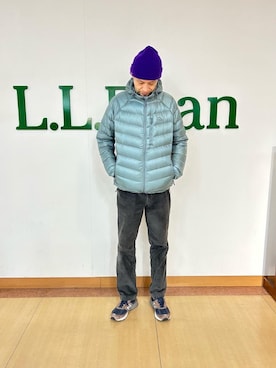 「L.L.Bean（エルエルビーン）のアイテム」を使った、hinoshirouさん（メンズ・186cm）の冬コーディネート