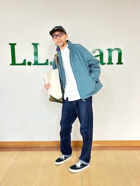 「L.L.Bean（エルエルビーン）のアイテム」を使った、hinoshirouさん（メンズ・186cm）の春コーディネート