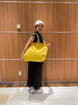 「BeanOutsider」｜「アイテム（キャップ）」を使った、deguさん（レディース・155cm）の夏コーディネート