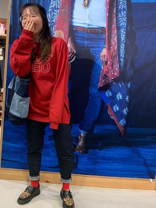 セール】Levi's(R) RED ロングスリーブグラフィックTシャツ LOGO RIO