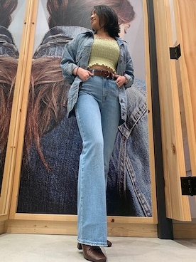 リーバイス STAFF WOMENさん（レディース・157cm）の春コーディネート