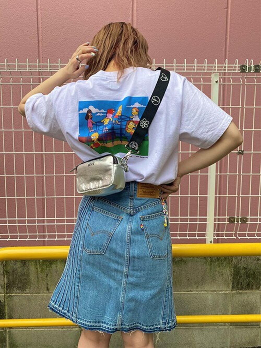 【PRIDE】プライド　皮革デニムストレッチスカート　美品　39000円 PRIDE】プライド 皮革デニムストレッチスカート 美品 39000円 PRIDE