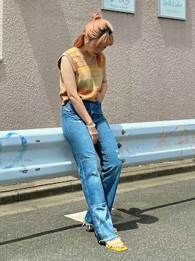 「701」｜リーバイス STAFF WOMENさん（レディース・164cm）の秋コーディネート