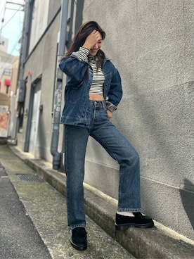 リーバイス STAFF WOMENさん（レディース・159cm）の秋コーディネート