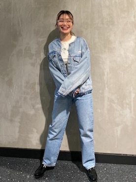 リーバイス STAFF WOMENさん(レディース・164cm)の春コーディネート