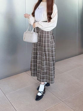 「ネコちゃん」｜のぐさん（レディース・160cm）の秋コーディネート