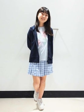avv_kidsstaffさん（キッズ・154cm）の冬コーディネート