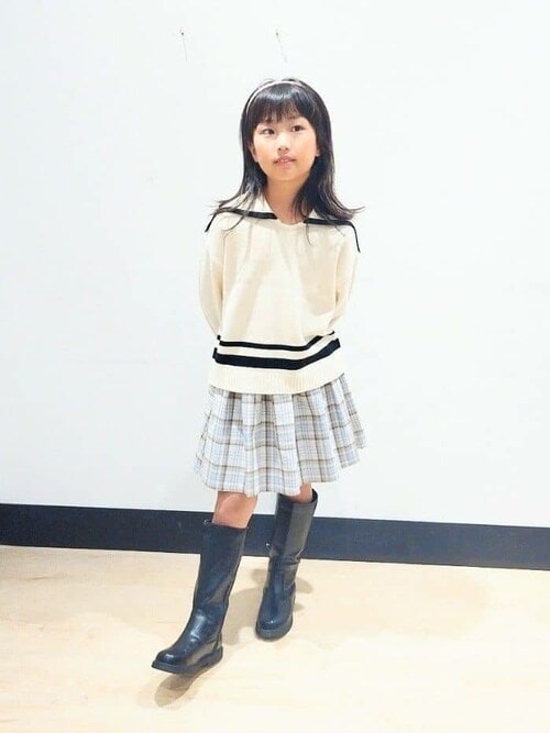 a.v.vavv_kidsstaff����̃j�b�g/�Z�[�^�[�u[140-150]���C������Z�[���[�J���[�j�b�g�ia.v.v�b�A�[���F���F�j�v���g�����R�[�f�B�l�[�g