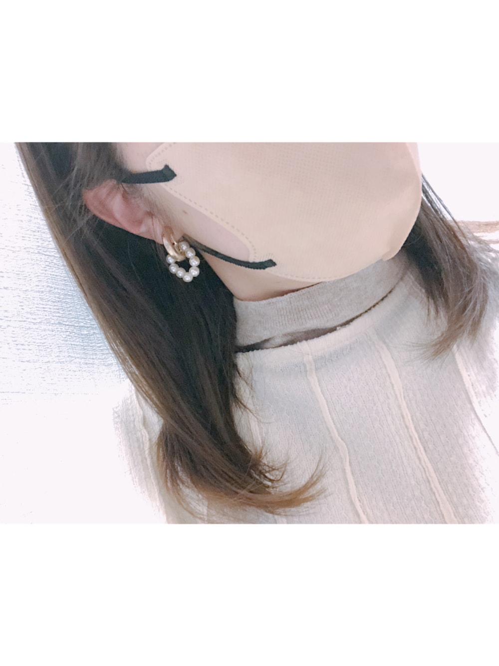 「talbyyumi、ilsolore、Arcreve、linoluce、しまむら購入品、しまパト、しまむら、淡色女子、淡色コーデ、プチプラファッション、プチプラコーデ、プチプラアイテム」｜「Arc reveのアイテム（ニット/セーター、ベージュ系）」を使った、さやかさん（レディース・161cm）の冬コーディネートの1枚目の写真