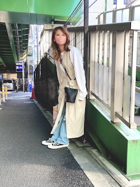 staff Chiep0aさん（レディース・161cm）の春コーディネート