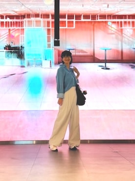 「アイテム（帽子）」を使った、ナオさん（レディース・162cm）の秋コーディネート