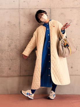 「Libra Cue（リブラ キュー）のアイテム」を使った、ナオさん（レディース・162cm）の春コーディネート