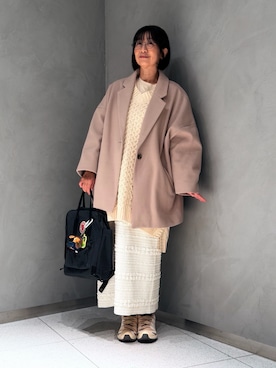 「アイテム（バックパック/リュック）」を使った、ナオさん（レディース・162cm）の秋コーディネート