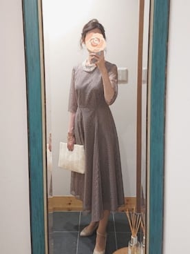 「COCOSHNIK（ココシュニック）のアイテム（ブレスレット）」を使った、lapinさん（レディース・167cm）の秋コーディネート