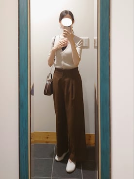 「アイテム（イヤリング、オレンジ系）」を使った、lapinさん（レディース・167cm）の夏コーディネート