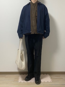 「#今日のコーデ」｜「アイテム（その他アウター）」を使った、DDDさん（メンズ・175cm）の秋コーディネート
