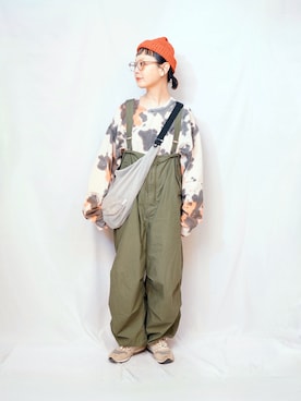 「Zoff（ゾフ）のアイテム」を使った、よちさん（レディース・158cm）の夏コーディネート